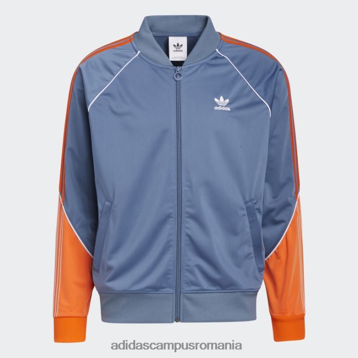 adidas campus romania jachetă de sport adidas tricot sst bărbați otel/portocaliu/alb J266N220151