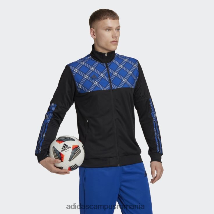adidas campus romania jachetă neagră tiro adidas bărbați negru/albastru regal J266N220253