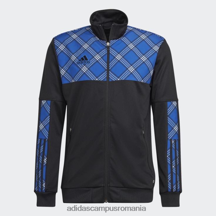 adidas campus romania jachetă neagră tiro adidas bărbați negru/albastru regal J266N220253