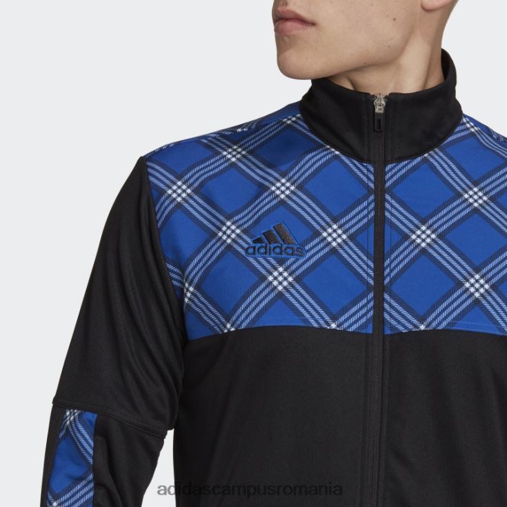 adidas campus romania jachetă neagră tiro adidas bărbați negru/albastru regal J266N220253