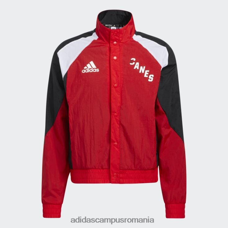 adidas campus romania jachetă retro hurricanes revers roșu adidas bărbați roșu/alb/multi J266N220430