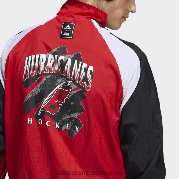 adidas campus romania jachetă retro hurricanes revers roșu adidas bărbați roșu/alb/multi J266N220430