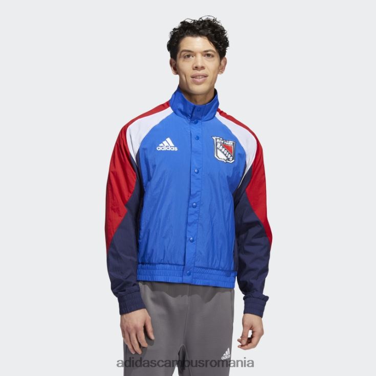 adidas campus romania jachetă retro marathon blue rangers revers bărbați maraton albastru/alb/multi J266N220411