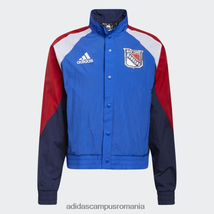 adidas campus romania jachetă retro marathon blue rangers revers bărbați maraton albastru/alb/multi J266N220411