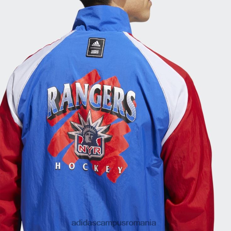 adidas campus romania jachetă retro marathon blue rangers revers bărbați maraton albastru/alb/multi J266N220411