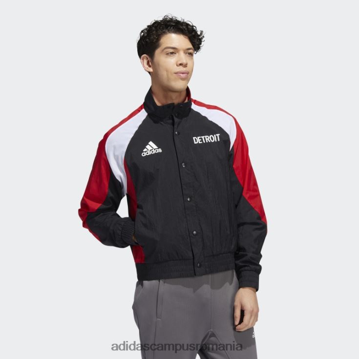 adidas campus romania jachetă retro revers negru roșu aripi bărbați negru/rosu/multi J266N220441