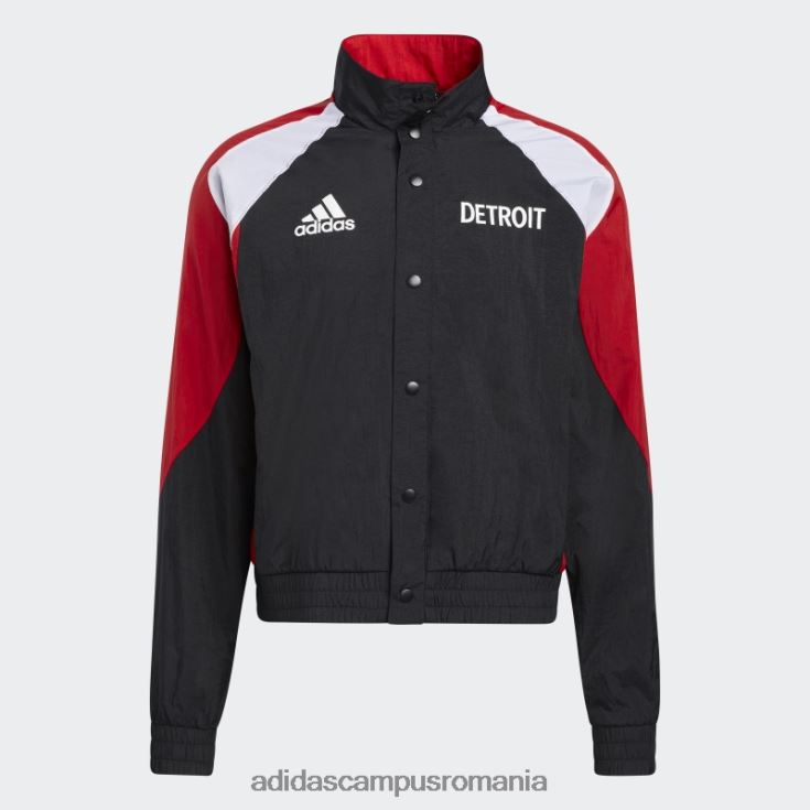 adidas campus romania jachetă retro revers negru roșu aripi bărbați negru/rosu/multi J266N220441