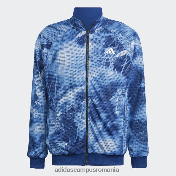 adidas campus romania jachetă reversibilă țesătură stretch victory blue melbourne tenis bărbați victorie albastru/multicolor/alb J266N221395
