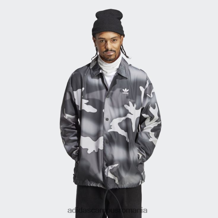 adidas campus romania jacheta antrenor camo grafica neagra adidas bărbați negru J266N221402
