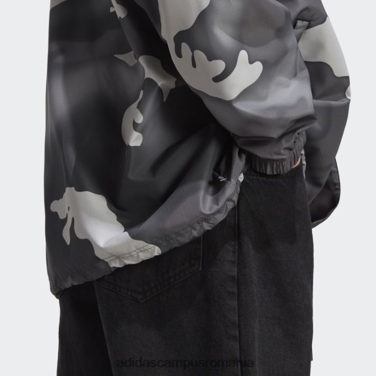 adidas campus romania jacheta antrenor camo grafica neagra adidas bărbați negru J266N221402