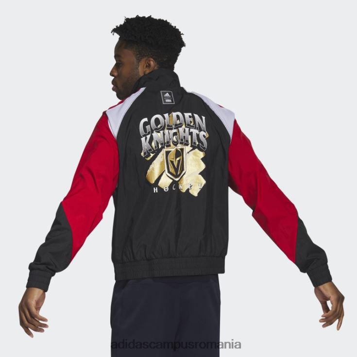 adidas campus romania jacheta retro retro cavalerii de aur negru bărbați negru/auriu/nhl-lvs-5vd J266N220323