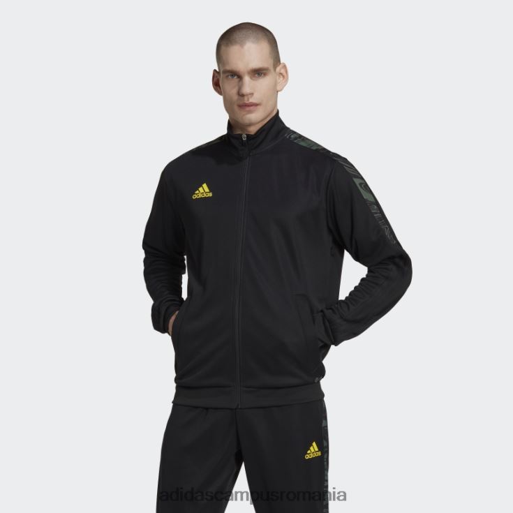 adidas campus romania jacheta tiro rfto neagra bărbați negru J266N220155