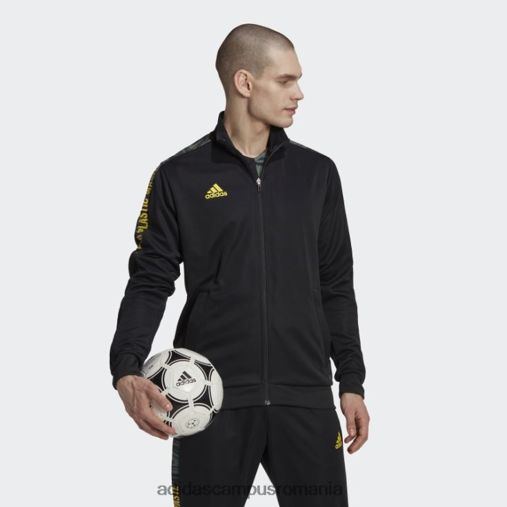 adidas campus romania jacheta tiro rfto neagra bărbați negru J266N220155