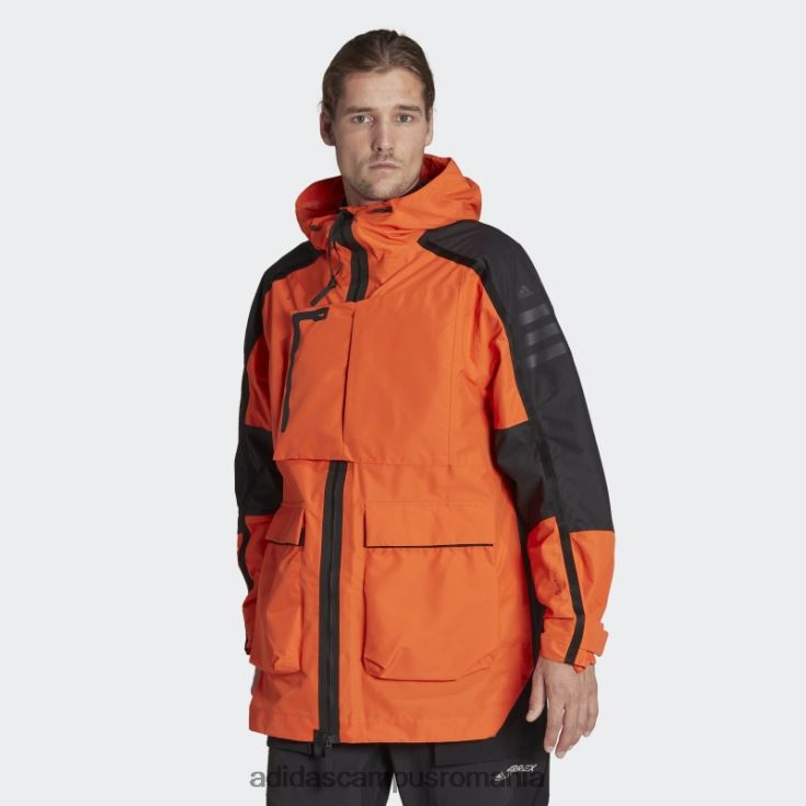 adidas campus romania terrex xploric rain.rdy jacheta oras portocaliu bărbați portocaliu/negru J266N221356