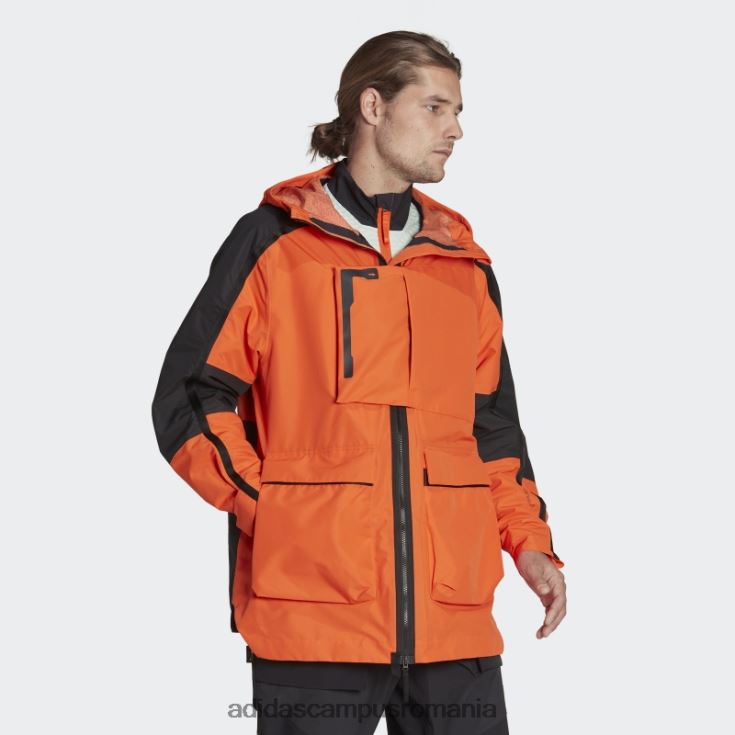 adidas campus romania terrex xploric rain.rdy jacheta oras portocaliu bărbați portocaliu/negru J266N221356