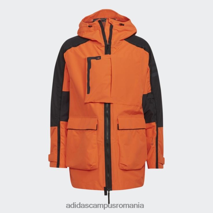 adidas campus romania terrex xploric rain.rdy jacheta oras portocaliu bărbați portocaliu/negru J266N221356