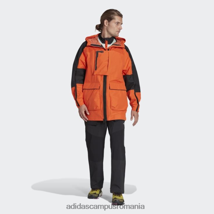 adidas campus romania terrex xploric rain.rdy jacheta oras portocaliu bărbați portocaliu/negru J266N221356