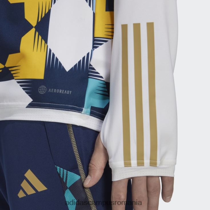 adidas campus romania top de antrenament algeria alb adidas bărbați alb/albastru marin J266N220250