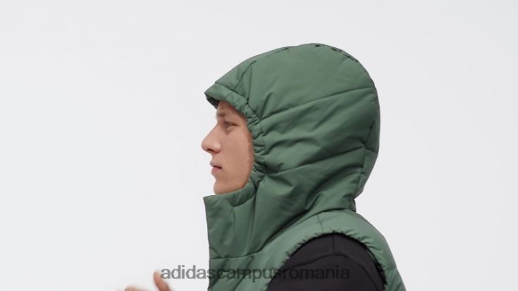 adidas campus romania vestă helionic cu glugă oxid verde bărbați oxid verde J266N221433
