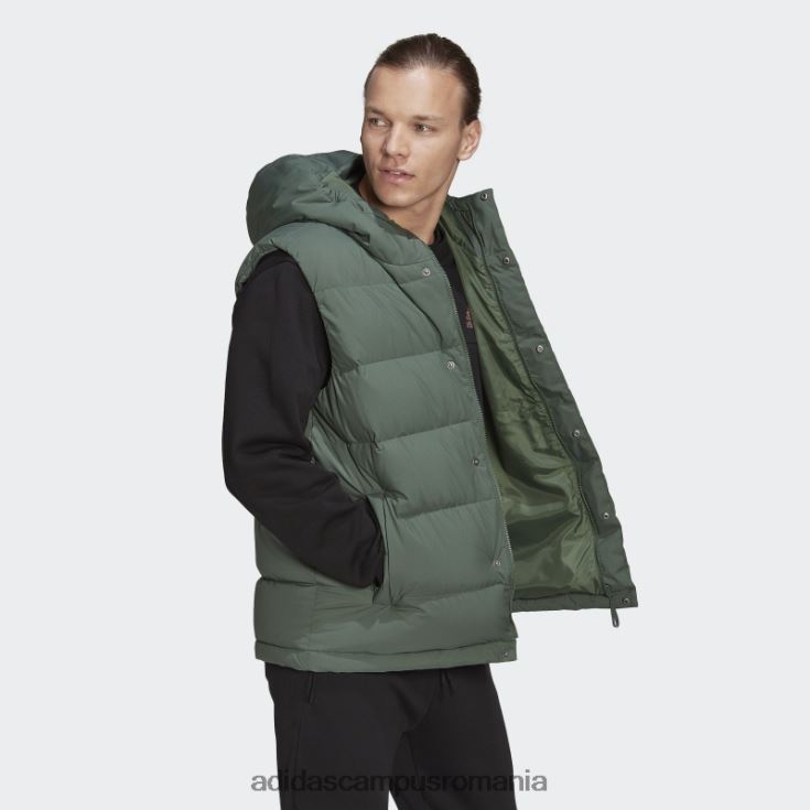 adidas campus romania vestă helionic cu glugă oxid verde bărbați oxid verde J266N221433