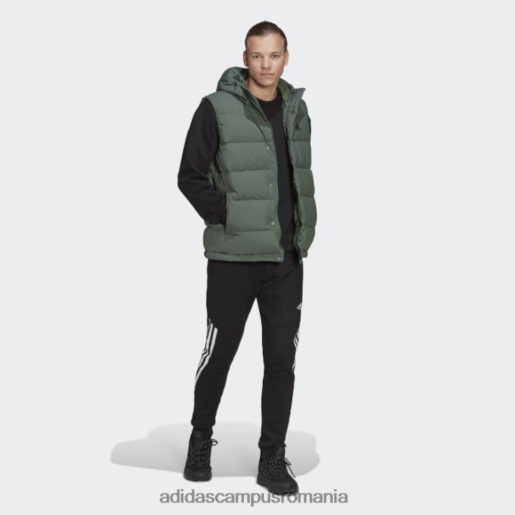 adidas campus romania vestă helionic cu glugă oxid verde bărbați oxid verde J266N221433