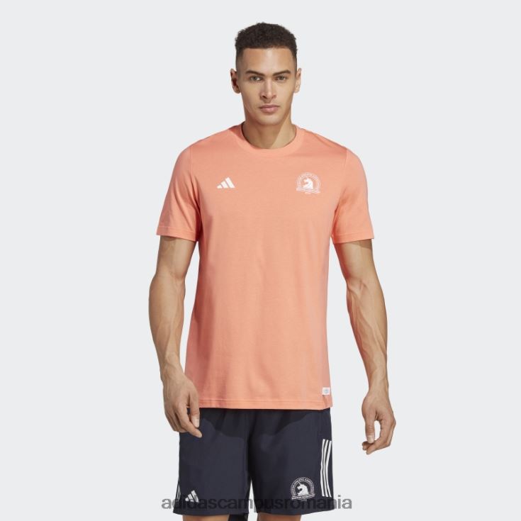 adidas campus romania Coral Boston Marathon 2023 realizat cu tricou de alergare naturală bărbați coral J266N220447