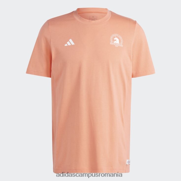 adidas campus romania Coral Boston Marathon 2023 realizat cu tricou de alergare naturală bărbați coral J266N220447