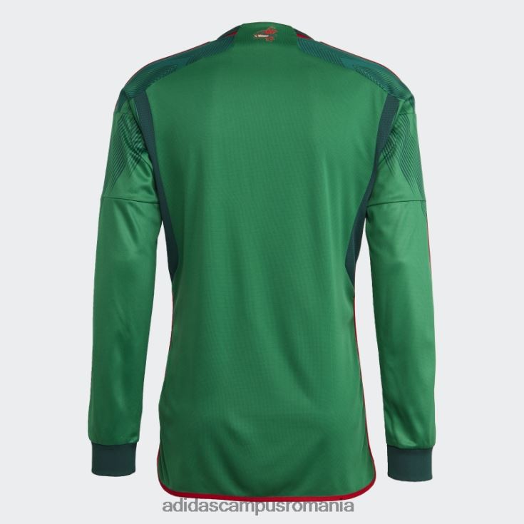 adidas campus romania Mexic 22 tricou acasă cu mânecă lungă, verde bărbați verde J266N220167