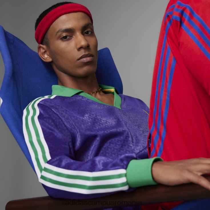 adidas campus romania Tricou adicolor heritage now vintage cu mânecă lungă bogat violet adidas bărbați purpuriu bogat J266N220490