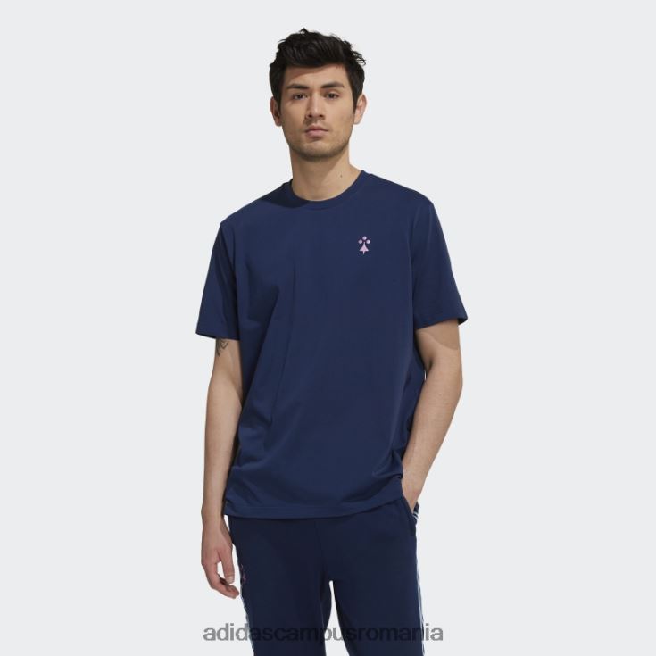 adidas campus romania Tricou din bumbac grea arsenal lifestyler bleumarin bărbați marina J266N220714