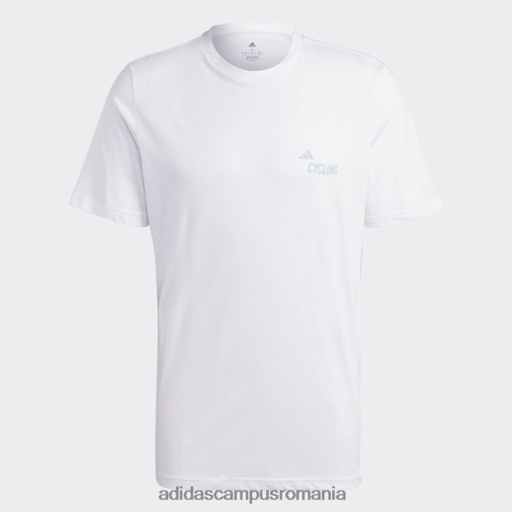 adidas campus romania Tricou grafic pentru ciclism (gen neutru) alb bărbați alb J266N220593