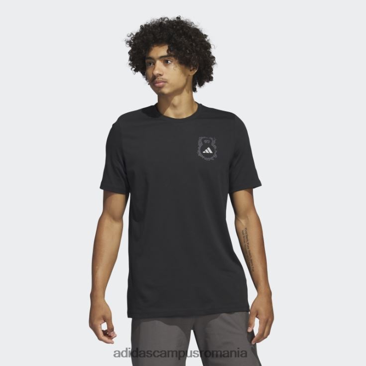 adidas campus romania Tricou negru cu mânecă scurtă Gator pentru antrenament aeroready bărbați negru J266N220713