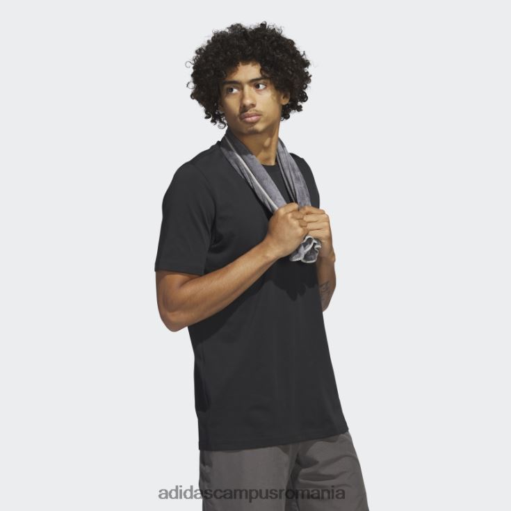 adidas campus romania Tricou negru cu mânecă scurtă Gator pentru antrenament aeroready bărbați negru J266N220713