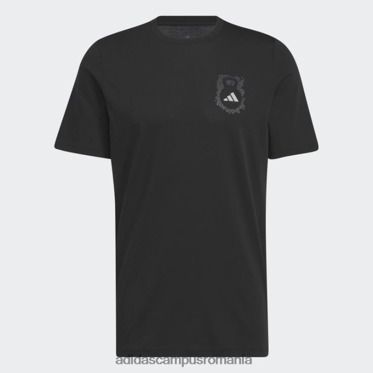 adidas campus romania Tricou negru cu mânecă scurtă Gator pentru antrenament aeroready bărbați negru J266N220713