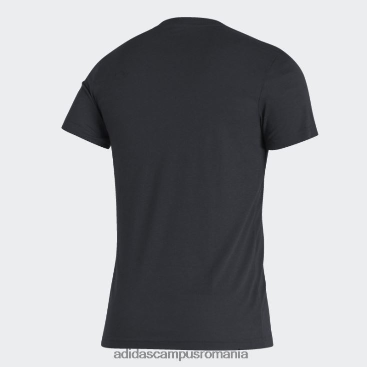adidas campus romania bruins tee black melange bărbați black melange/multi J266N220227