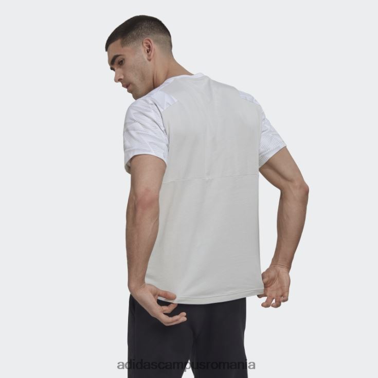 adidas campus romania conceput pentru gameday travel tricou alb adidas bărbați alb/gri J266N220154