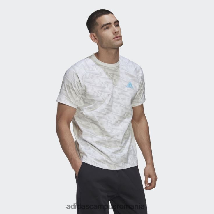 adidas campus romania conceput pentru gameday travel tricou alb adidas bărbați alb/gri J266N220154