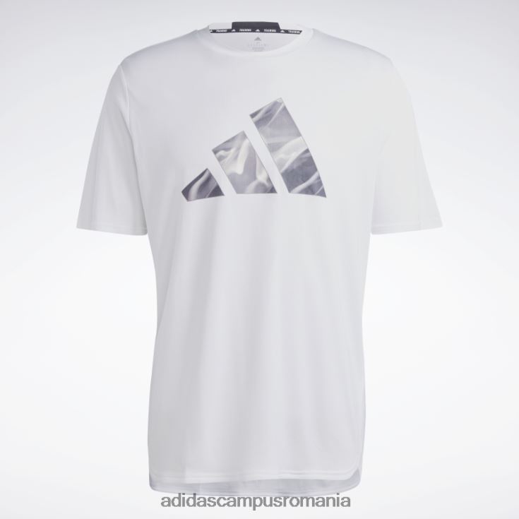 adidas campus romania conceput pentru mișcare hiit antrenament tricou alb bărbați alb negru J266N220269
