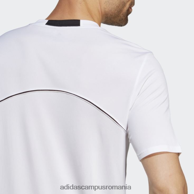 adidas campus romania conceput pentru mișcare hiit antrenament tricou alb bărbați alb negru J266N220269