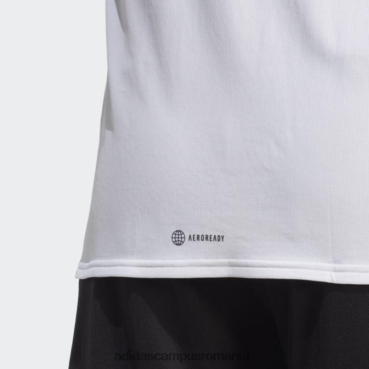 adidas campus romania conceput pentru mișcare hiit antrenament tricou alb bărbați alb negru J266N220269