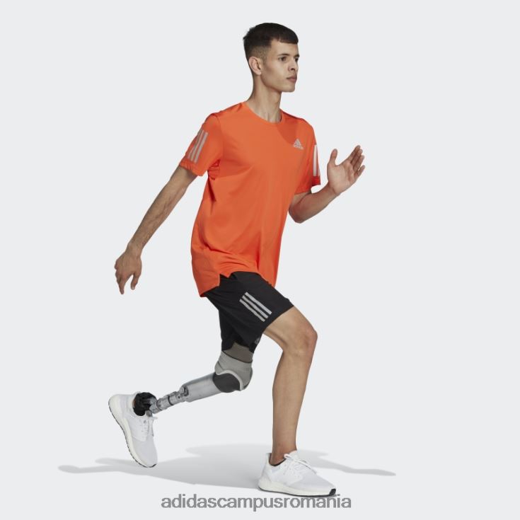 adidas campus romania deține tricou portocaliu bărbați portocaliu/argintiu J266N220204