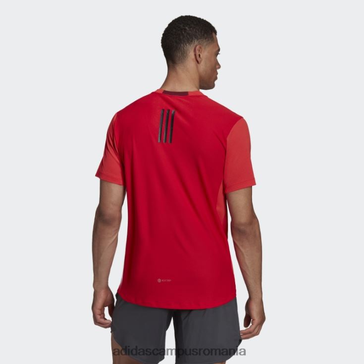 adidas campus romania roșu conceput pentru antrenamentul cald.rdy hiit tee adidas bărbați roșu J266N220169