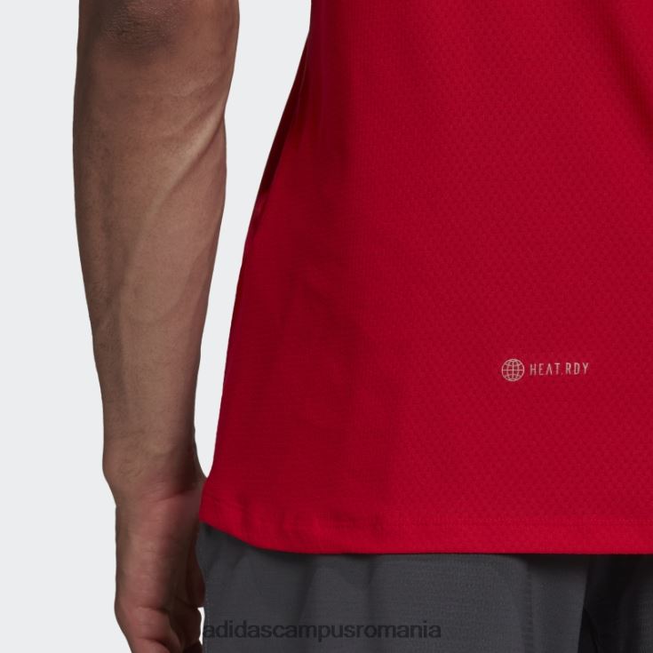 adidas campus romania roșu conceput pentru antrenamentul cald.rdy hiit tee adidas bărbați roșu J266N220169