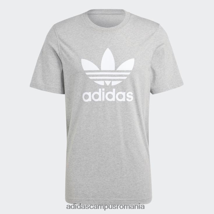 adidas campus romania tricou adicolor classics trefoil gri mediu bărbați gri mediu J266N220594