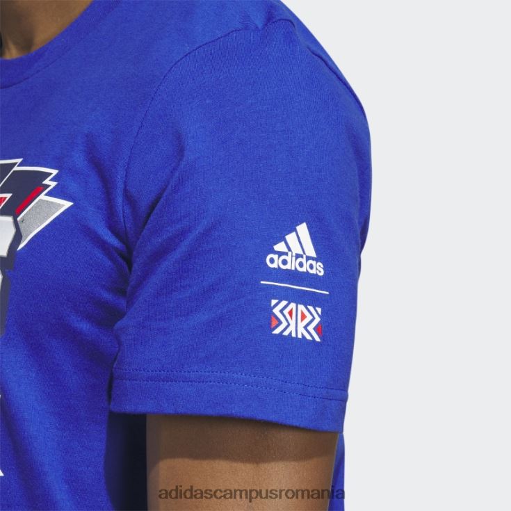 adidas campus romania tricou adidas Rangers albastru regal bărbați albastru regal/multi J266N220625