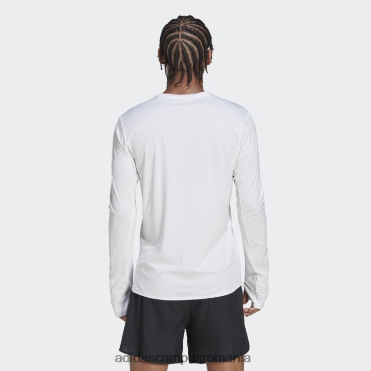adidas campus romania tricou alb făcut pentru a fi refăcut pentru alergare cu mânecă lungă bărbați alb J266N220603