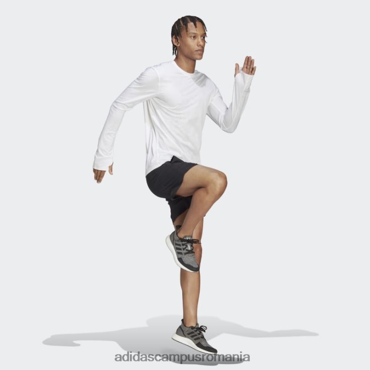 adidas campus romania tricou alb făcut pentru a fi refăcut pentru alergare cu mânecă lungă bărbați alb J266N220603