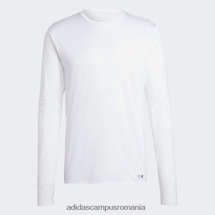adidas campus romania tricou alb făcut pentru a fi refăcut pentru alergare cu mânecă lungă bărbați alb J266N220603