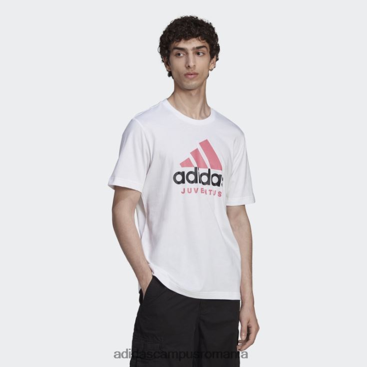 adidas campus romania tricou alb juventus DNA bărbați alb J266N220627
