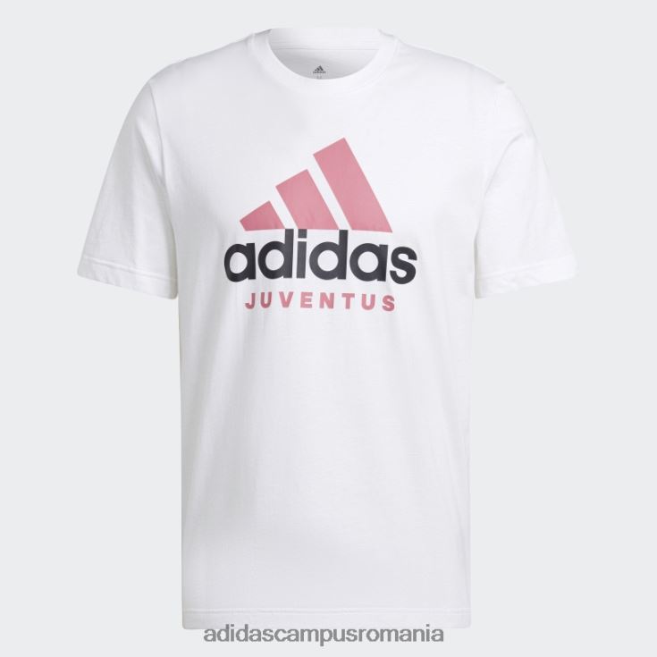 adidas campus romania tricou alb juventus DNA bărbați alb J266N220627